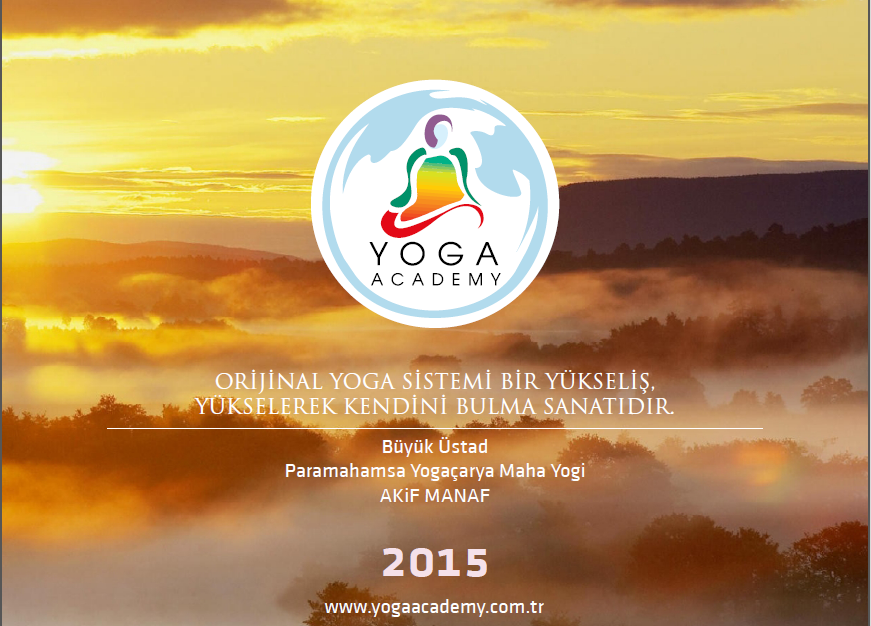 YOGA ACADEMY 2015 TAKVİMİ ÇIKTI!