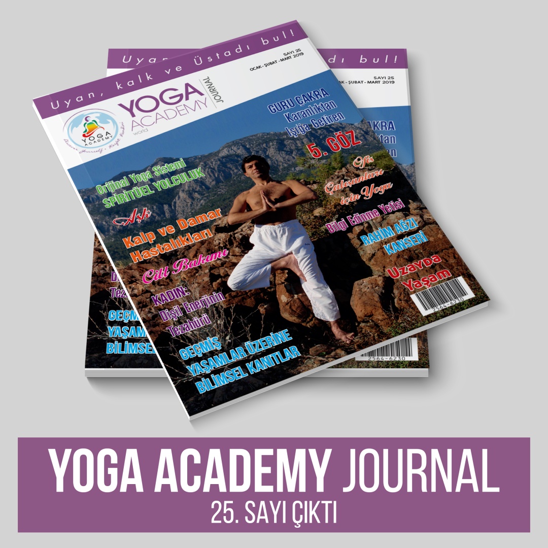 YOGA ACADEMY JOURNAL 25.SAYISI ÇIKTI