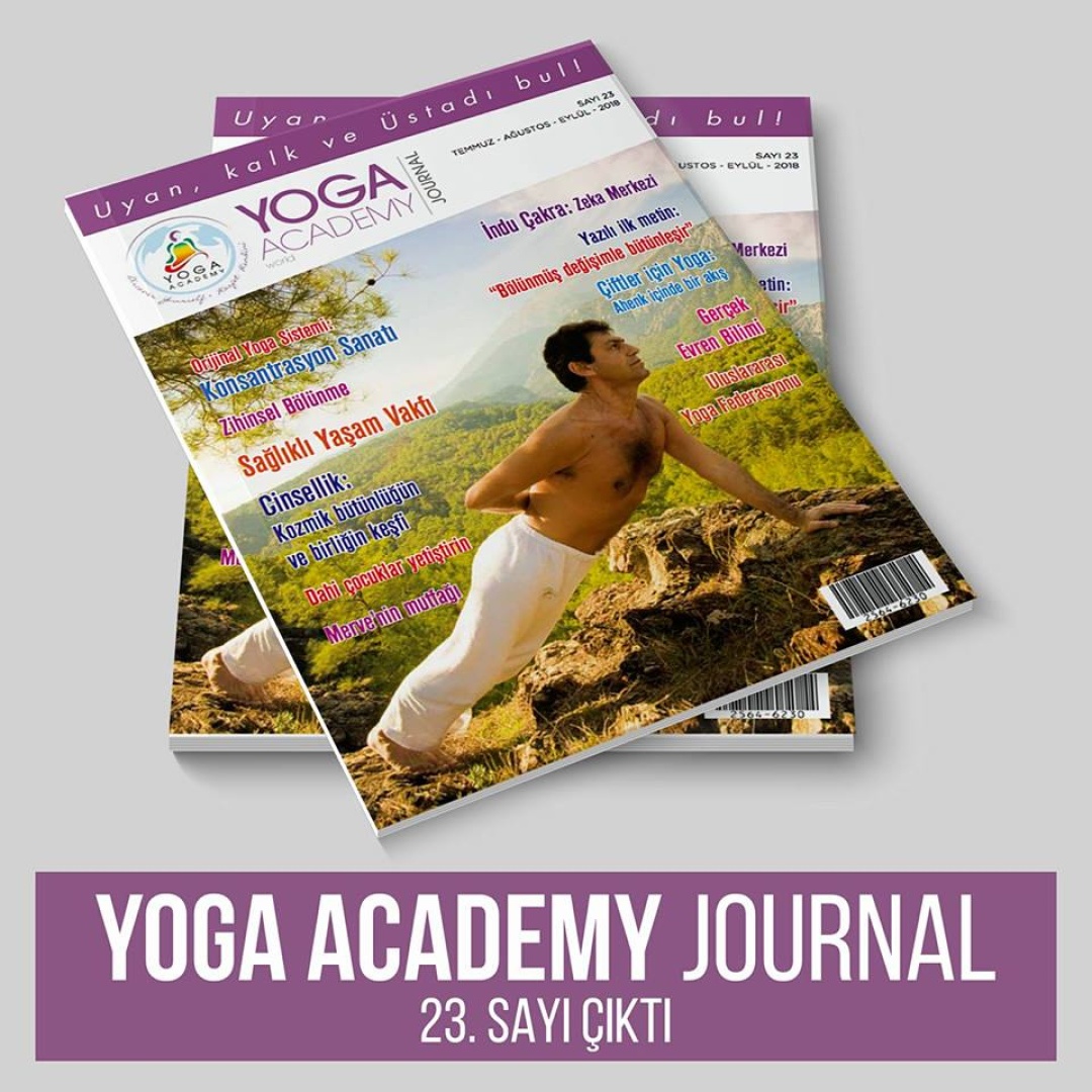 YOGA ACADEMY JOURNAL’ın 23. SAYISI ÇIKTI!!!